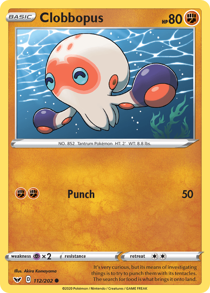 Clobbopus 寶可夢 card