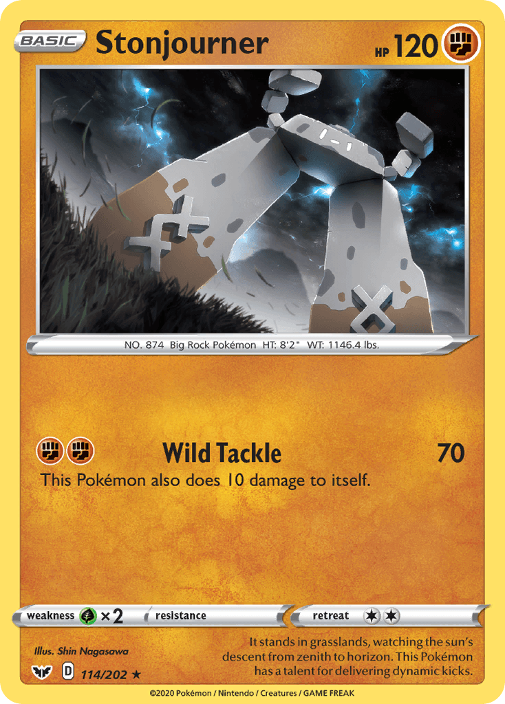Stonjourner Sword & Shield card