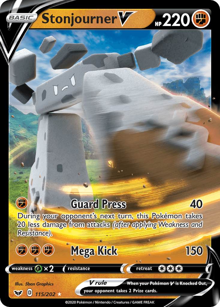 Stonjourner V Sword & Shield card