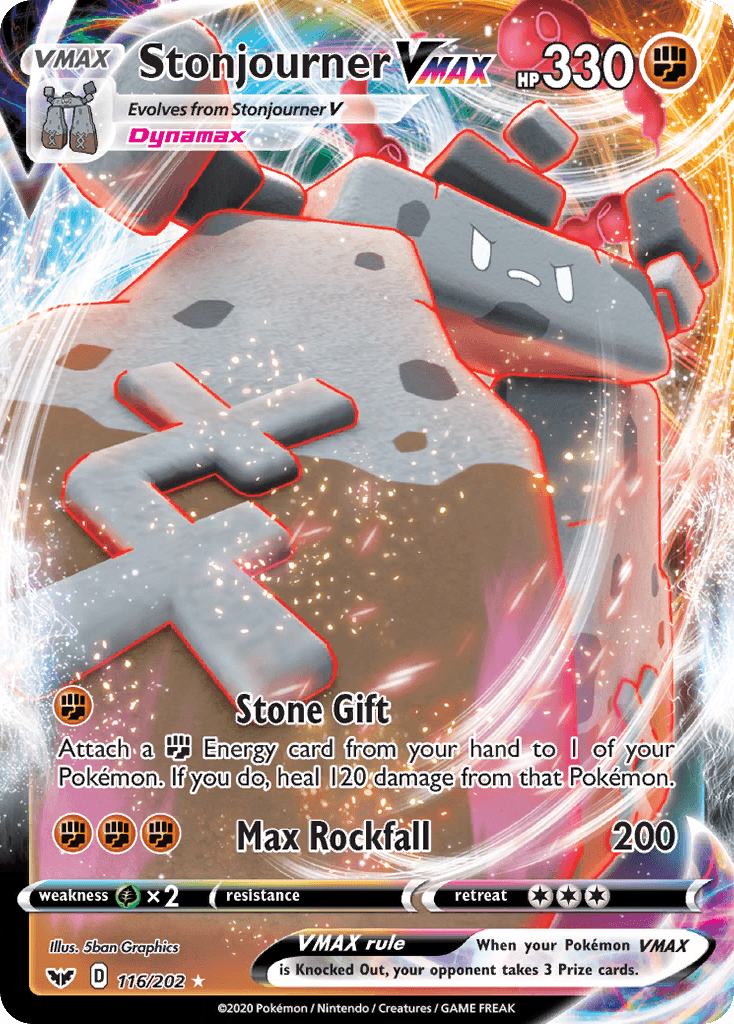 Stonjourner VMAX Sword & Shield card