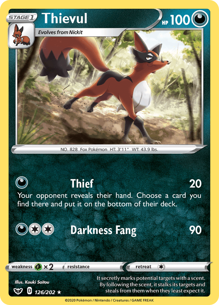 Thievul Sword & Shield card