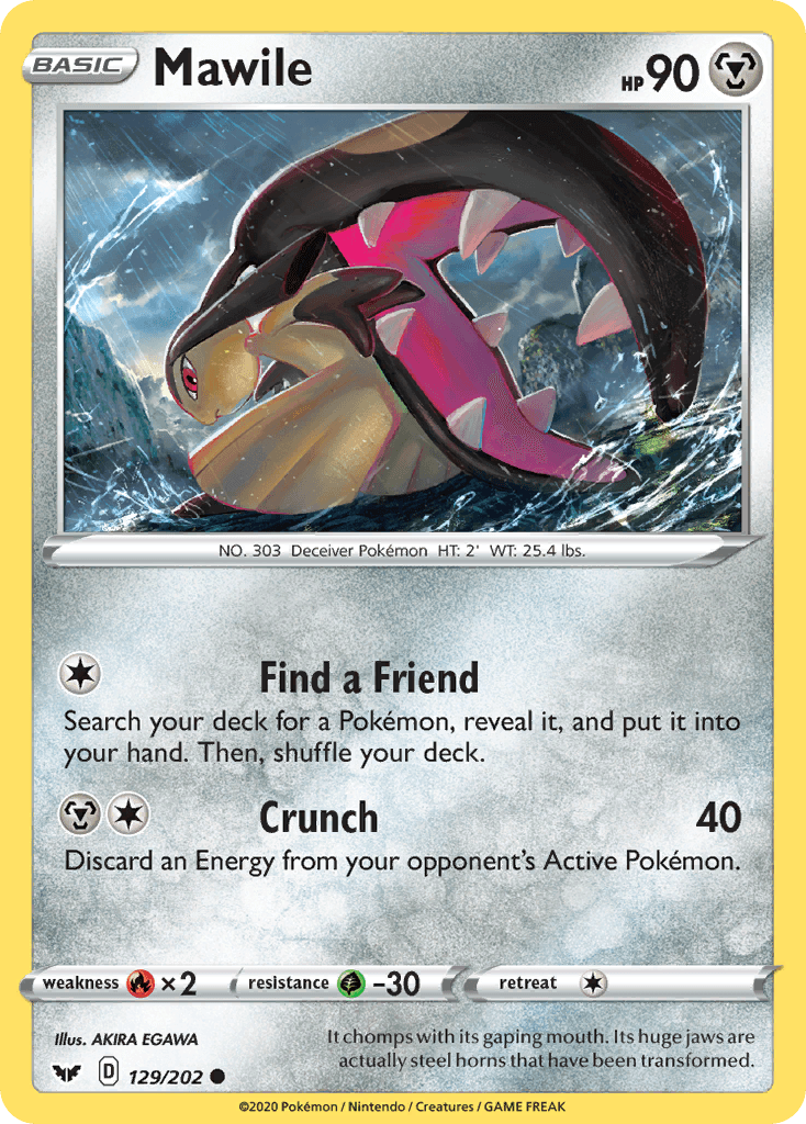 Mawile Sword & Shield card