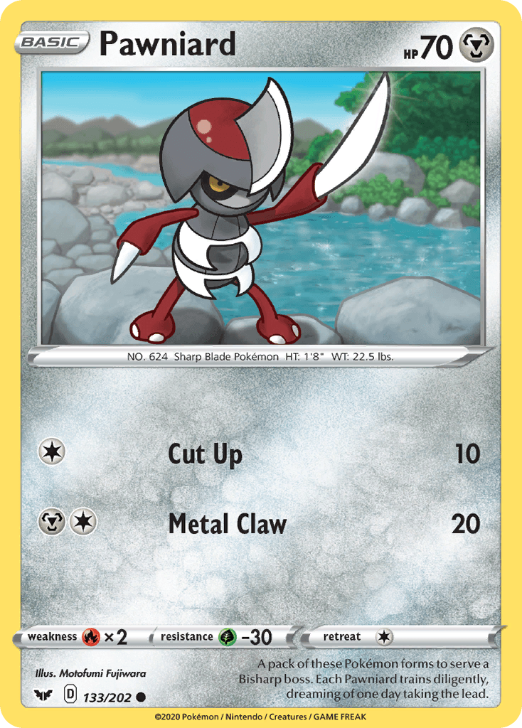 Pawniard Sword & Shield card