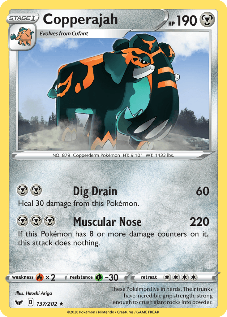 Copperajah Sword & Shield card