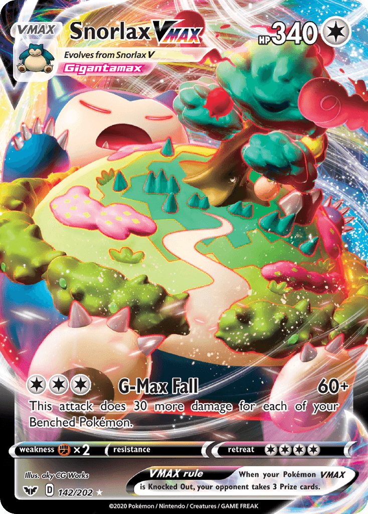 Snorlax VMAX Sword & Shield card