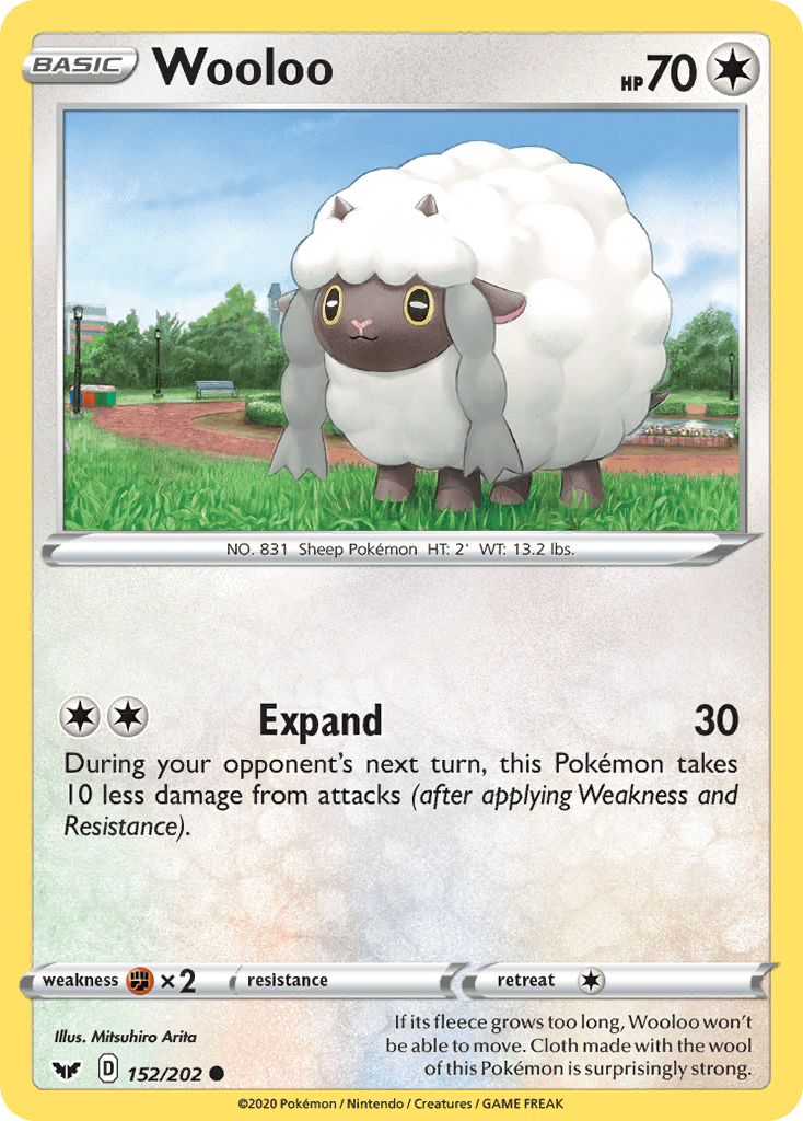 Wooloo Sword & Shield card