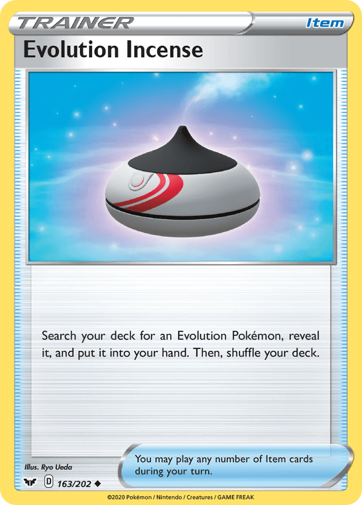 Evolution Incense Sword & Shield card
