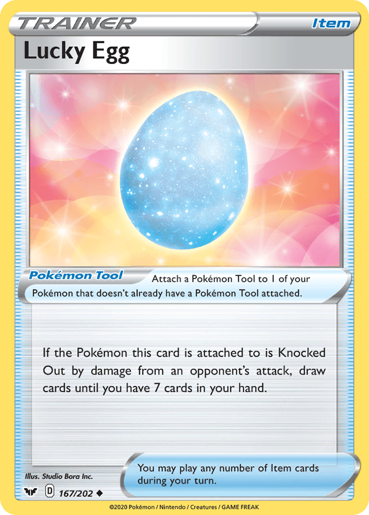 Lucky Egg Sword & Shield card