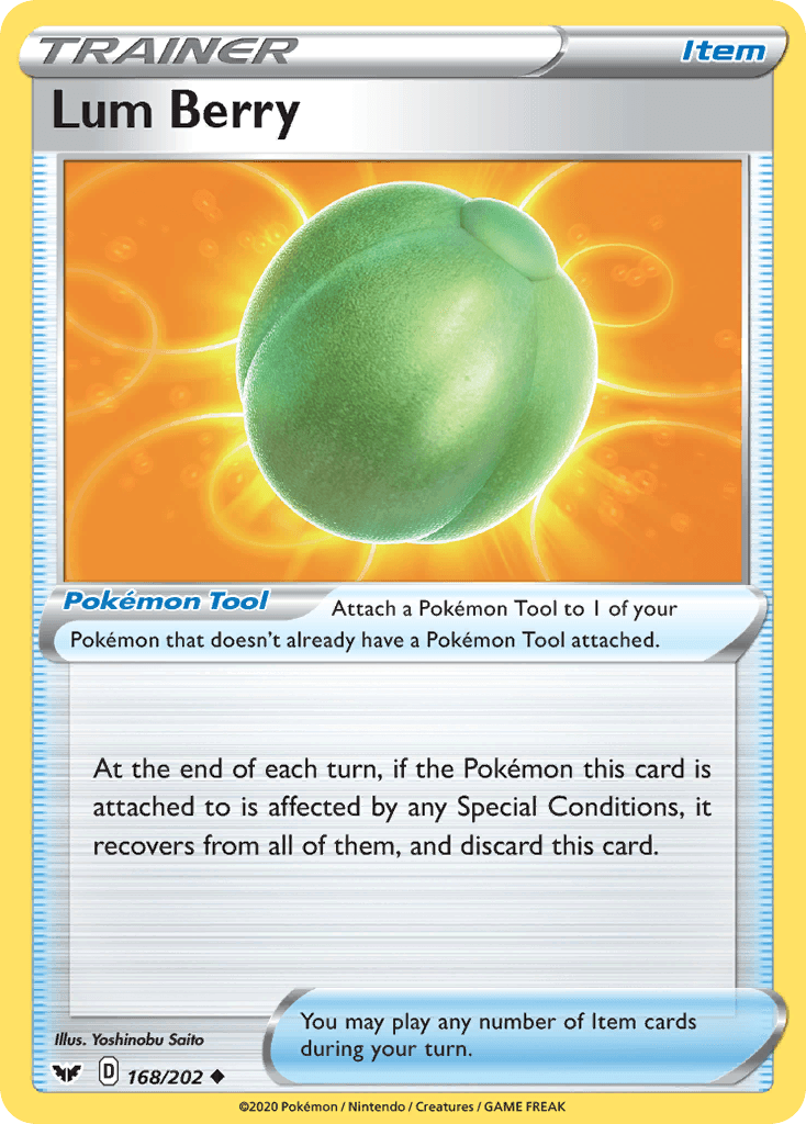 Lum Berry Sword & Shield card