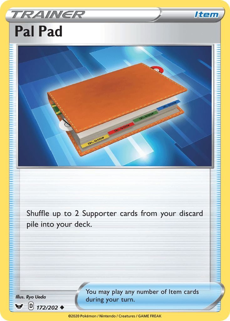 Pal Pad Sword & Shield card