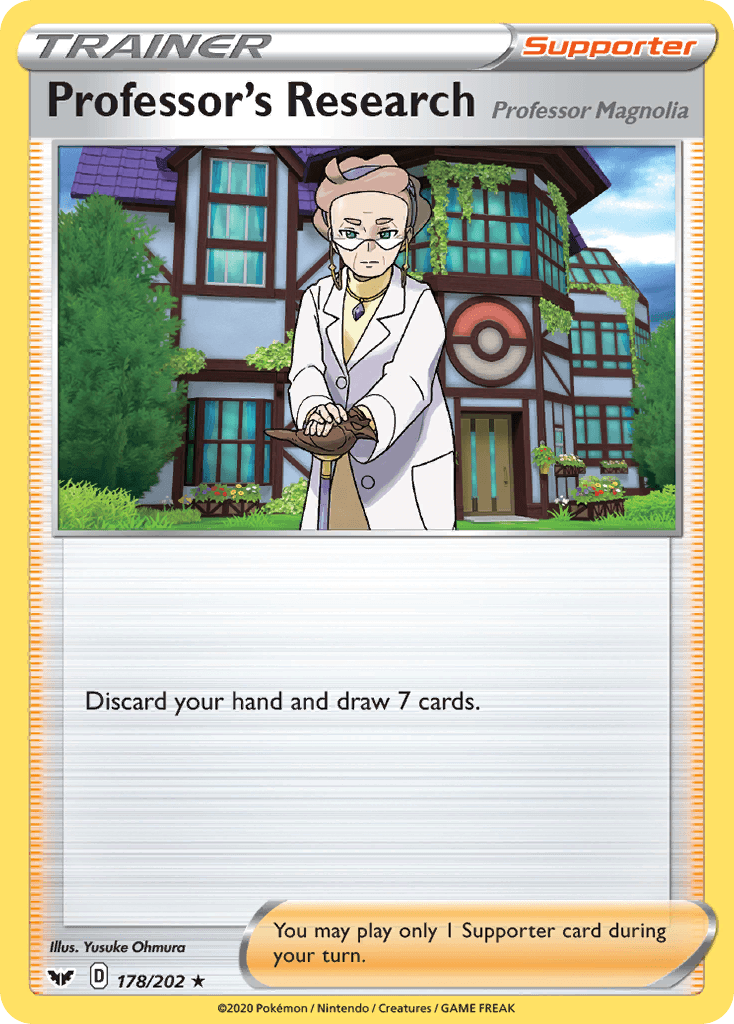 Professor's Research (Professor Magnolia) Sword & Shield card