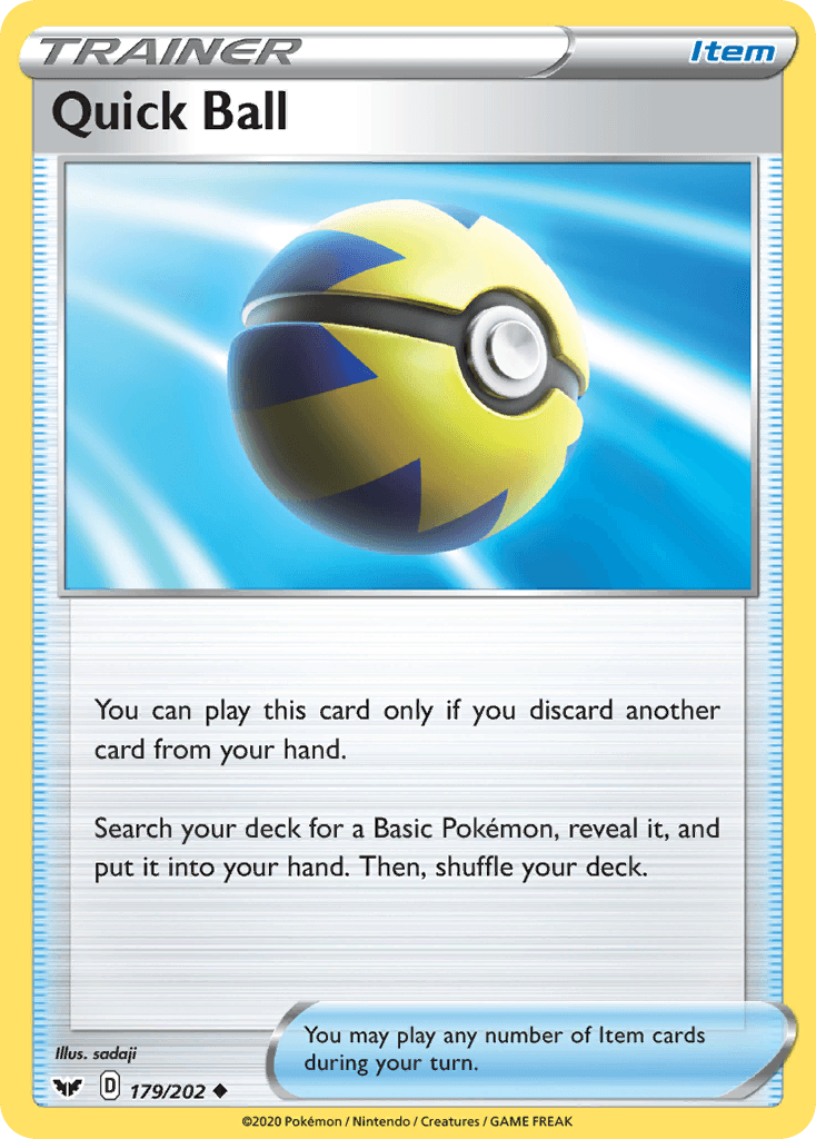 Quick Ball 宝可梦 card