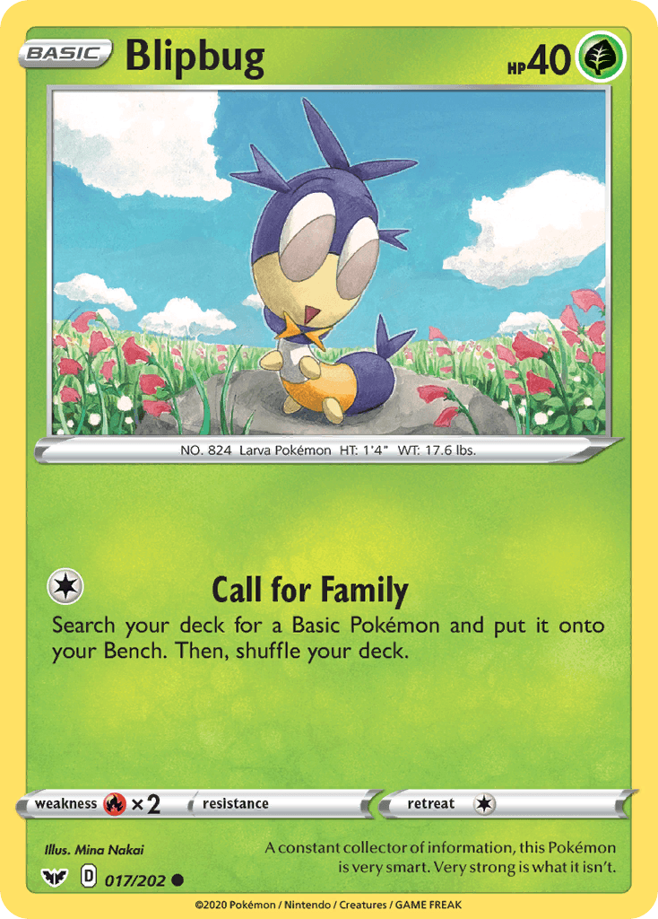 Blipbug Sword & Shield card