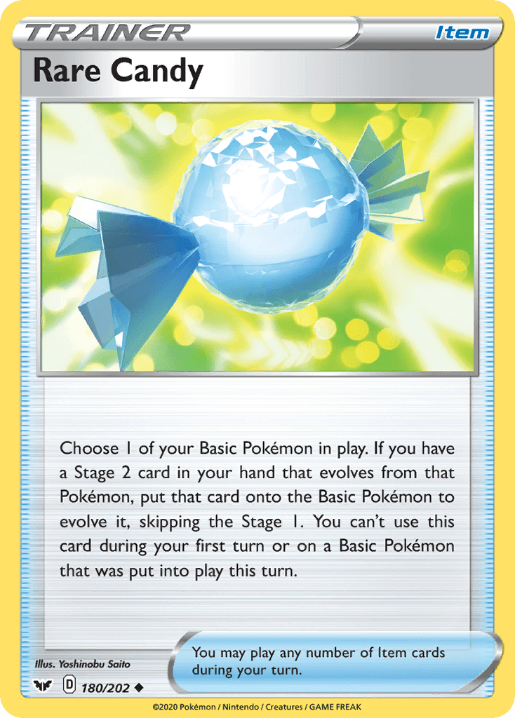 Rare Candy 寶可夢 card