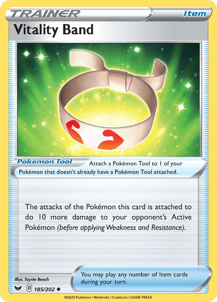 Vitality Band Sword & Shield card