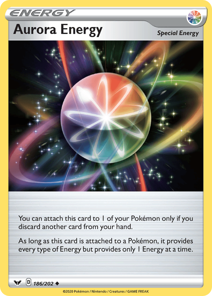 Aurora Energy Sword & Shield card