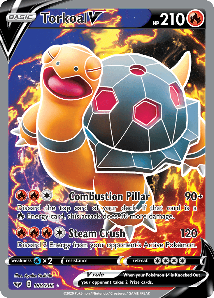 Torkoal V Sword & Shield card