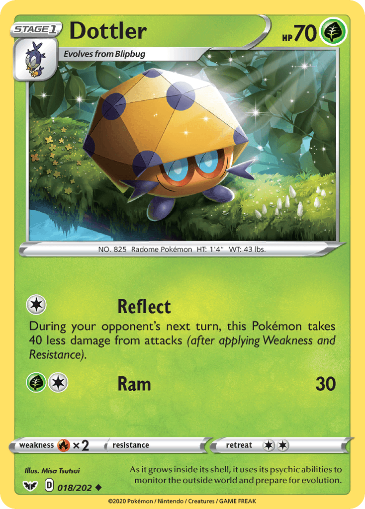 Dottler Sword & Shield card