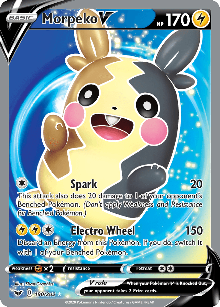 Morpeko V 寶可夢 card