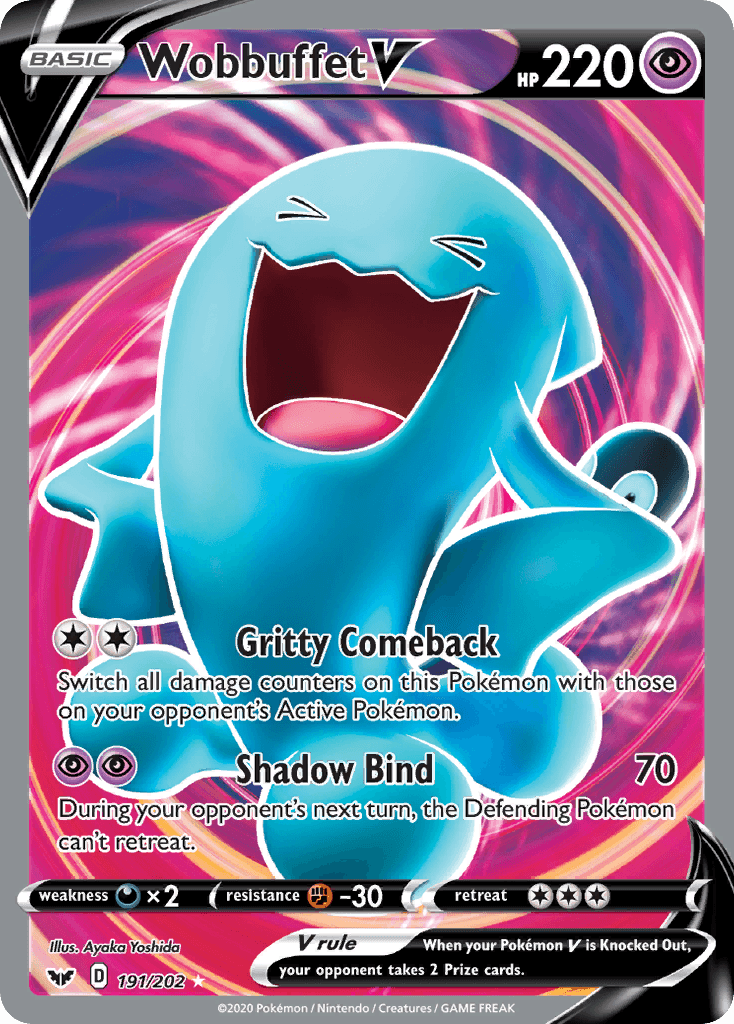 Wobbuffet V Sword & Shield card