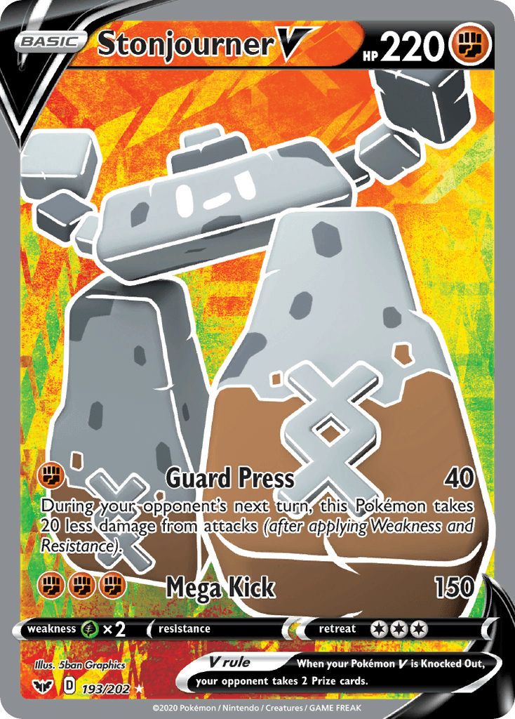 Stonjourner V Sword & Shield card