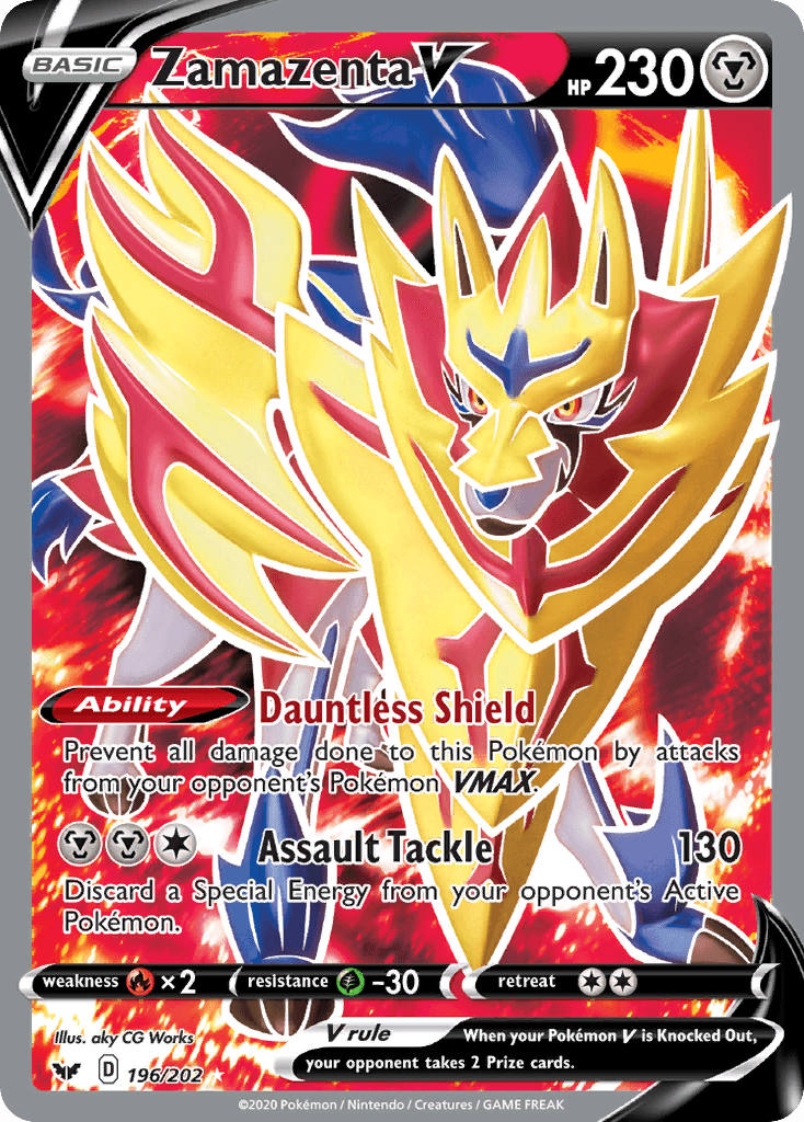 Zamazenta V Sword & Shield card