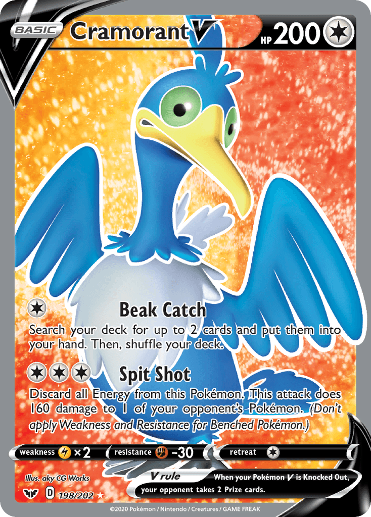 Cramorant V Sword & Shield card
