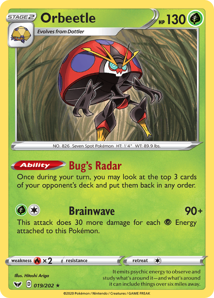 Orbeetle 寶可夢 card