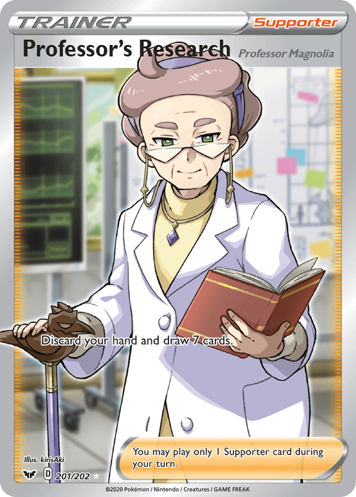 Professor's Research (Professor Magnolia) Sword & Shield card