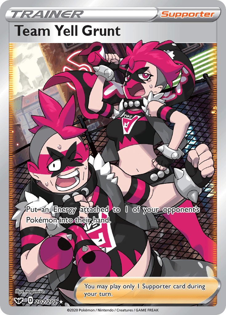 Team Yell Grunt Sword & Shield card