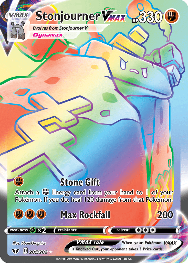 Stonjourner VMAX 寶可夢 card