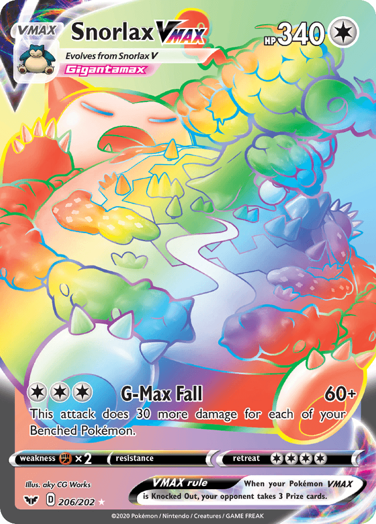 Snorlax VMAX Sword & Shield card