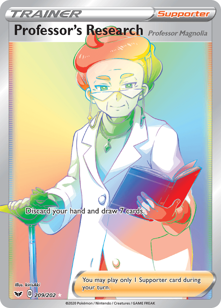 Professor's Research (Professor Magnolia) Sword & Shield card