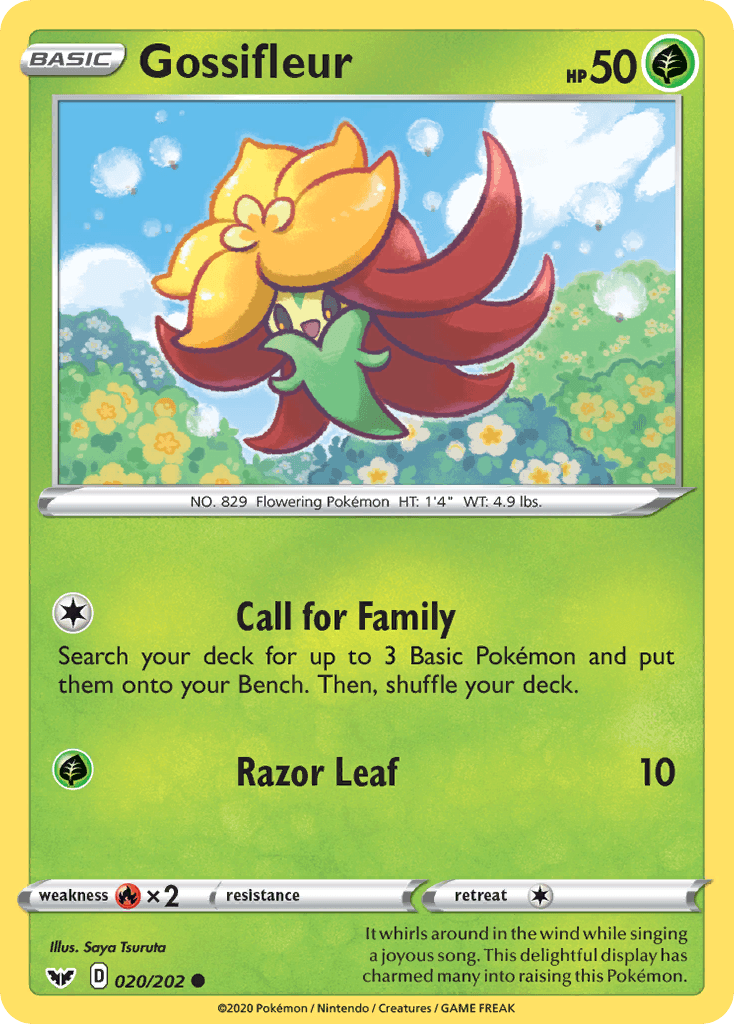Gossifleur Sword & Shield card