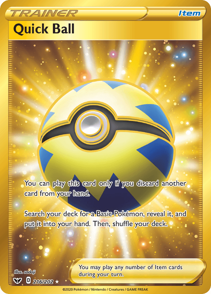 Quick Ball Sword & Shield card