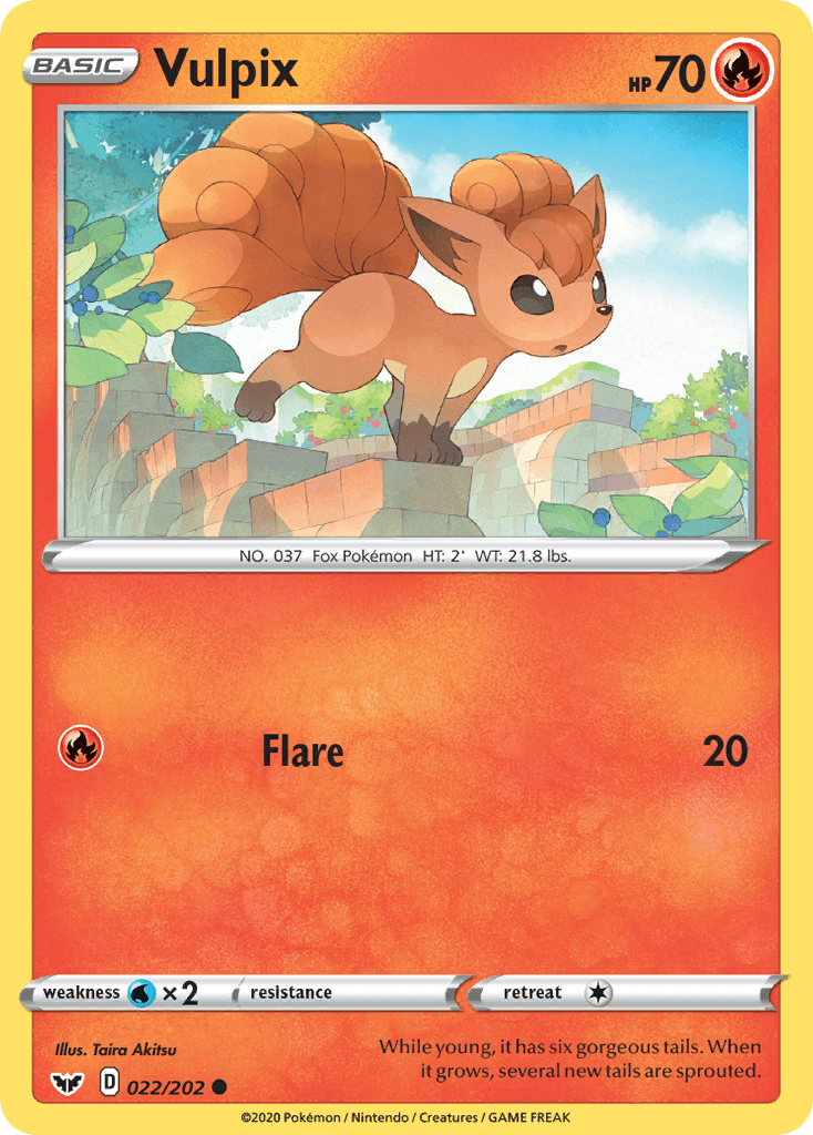 Vulpix 寶可夢 card