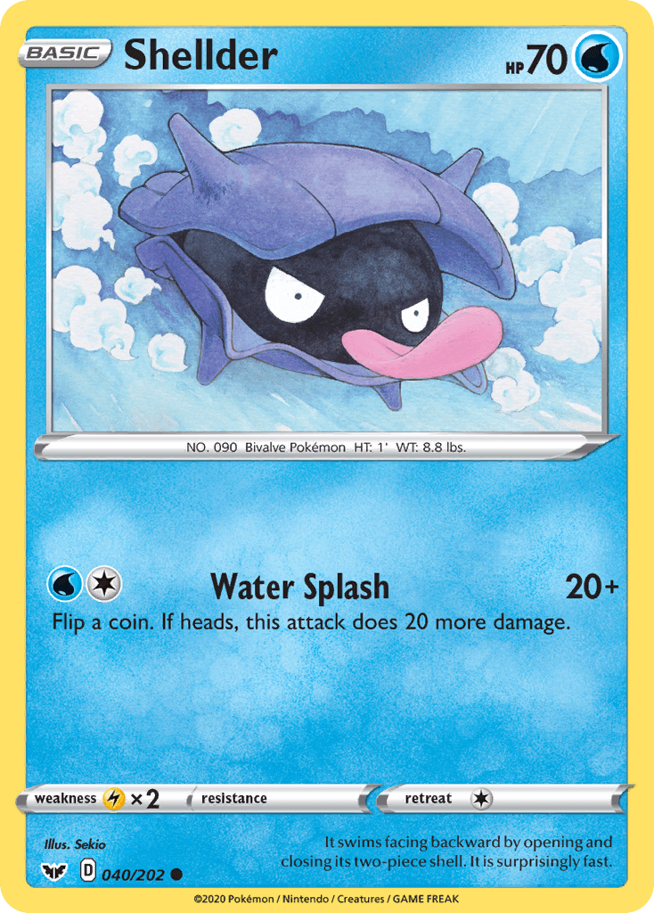 Shellder 寶可夢 card