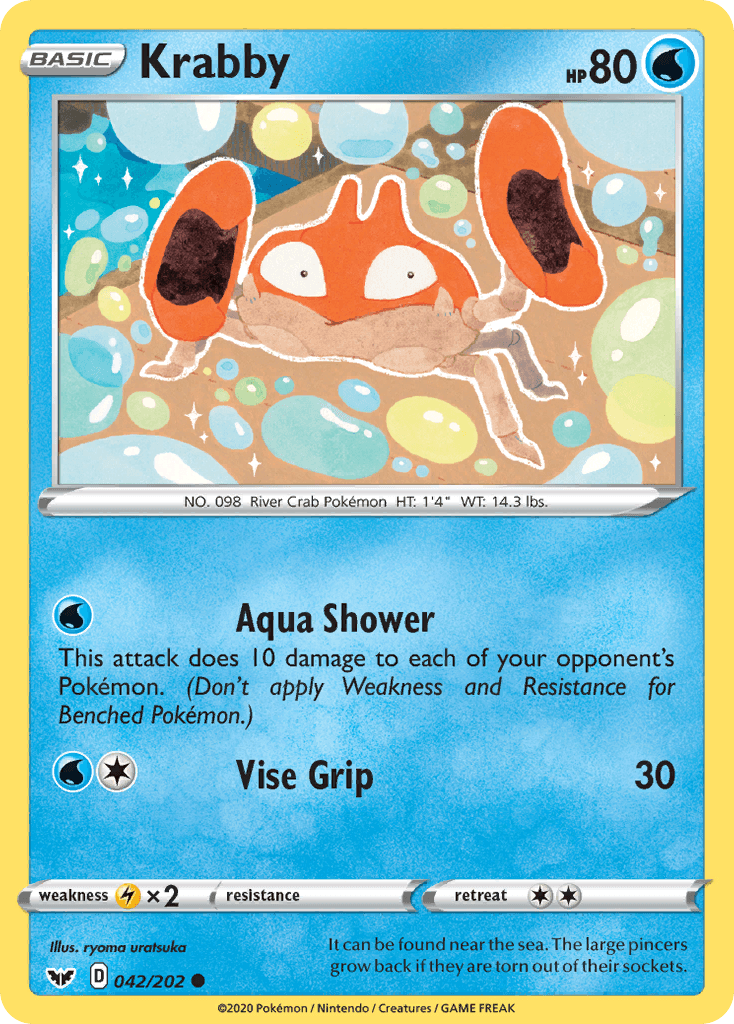 Krabby Sword & Shield card