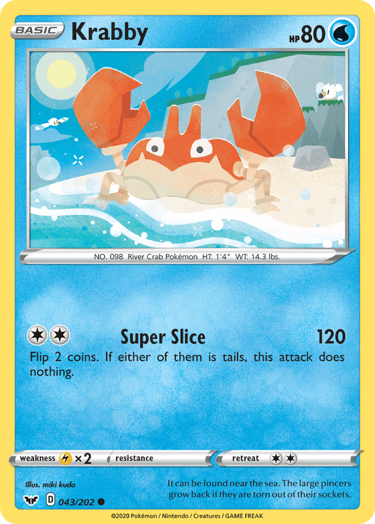 Krabby Sword & Shield card