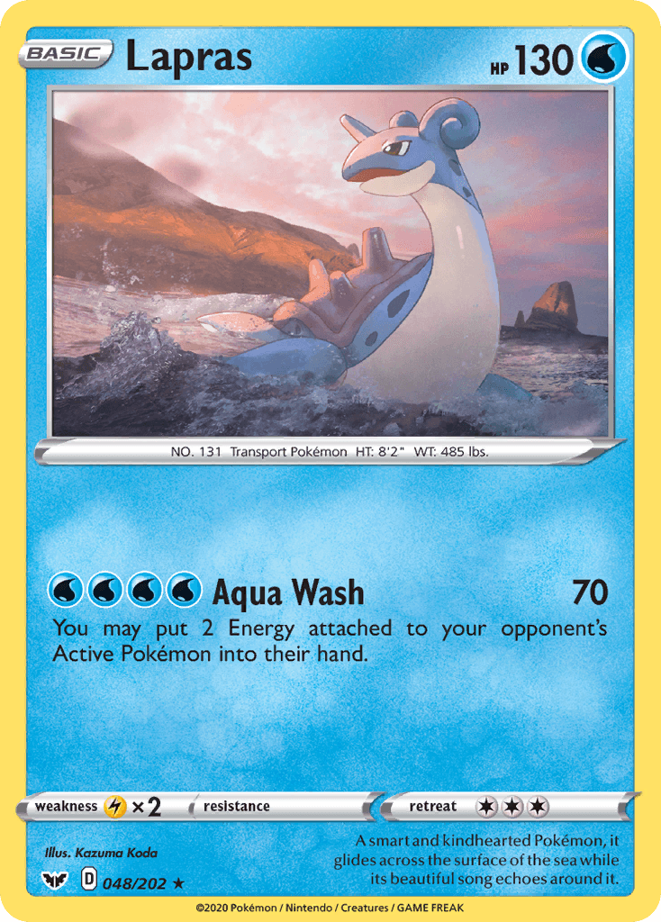 Lapras 寶可夢 card