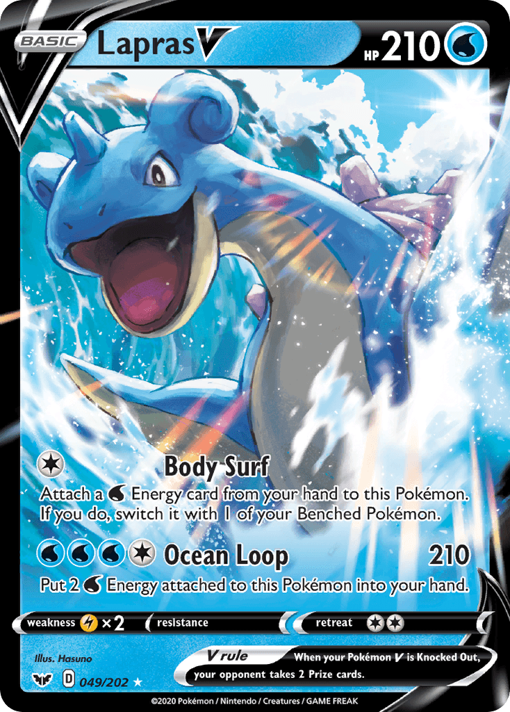 Lapras V 寶可夢 card