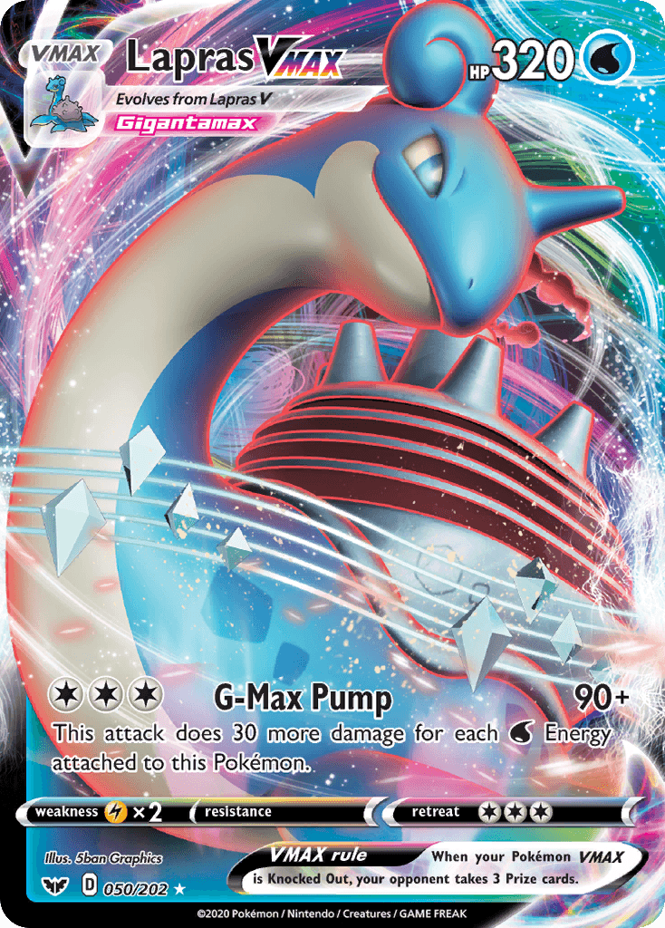 Lapras VMAX Sword & Shield card