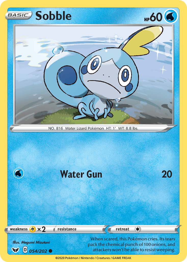 Sobble 寶可夢 card