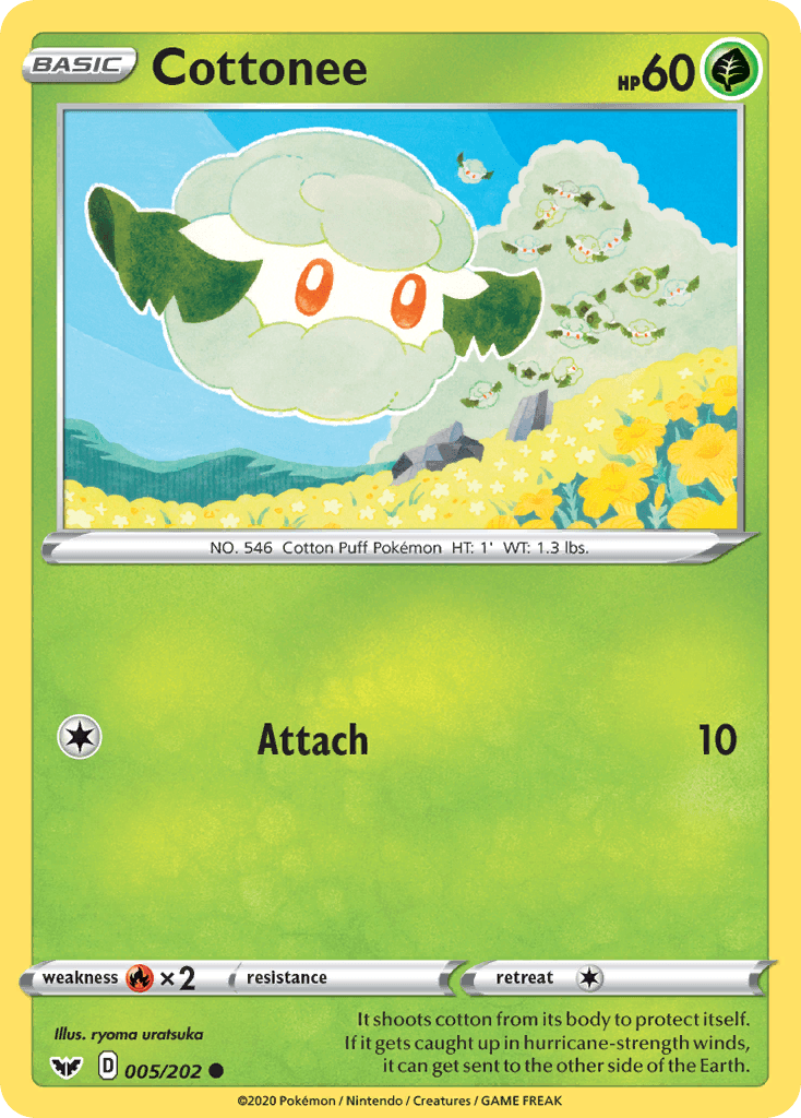 Cottonee 寶可夢 card