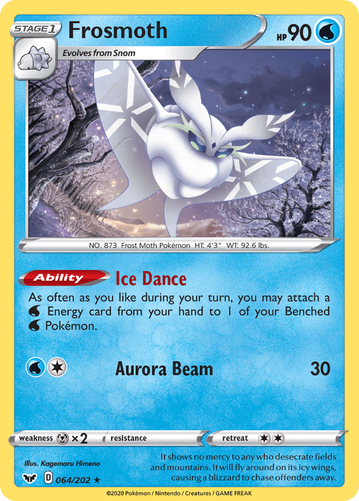 Frosmoth 寶可夢 card