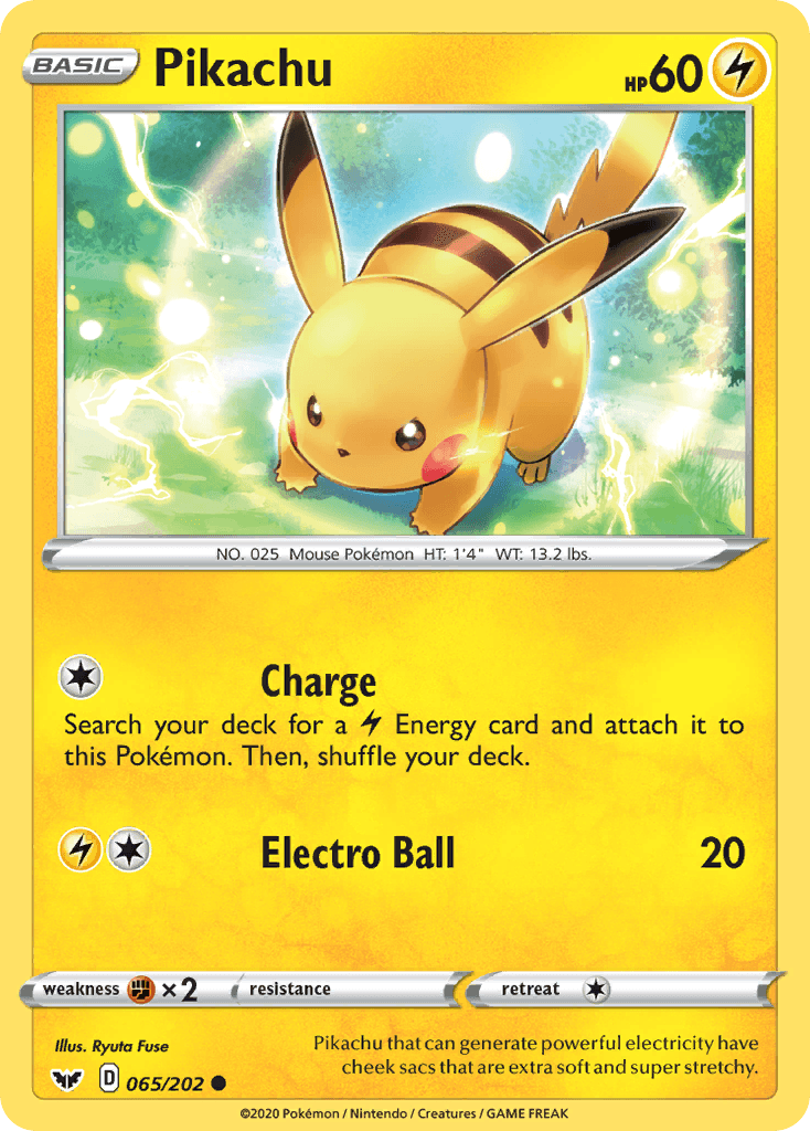 Pikachu 寶可夢 card