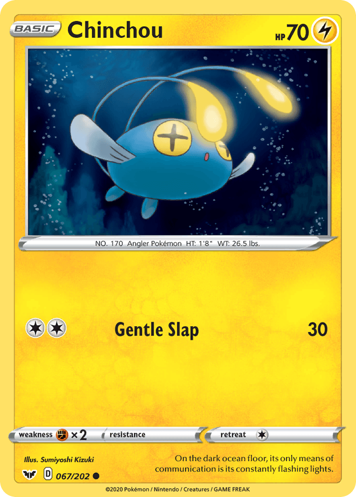 Chinchou Sword & Shield card