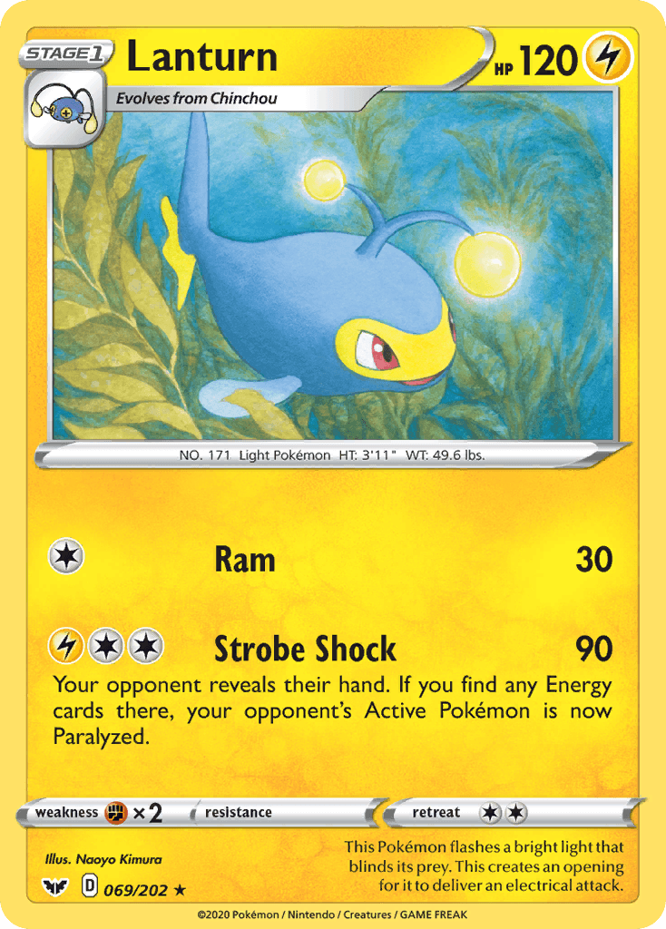 Lanturn Sword & Shield card