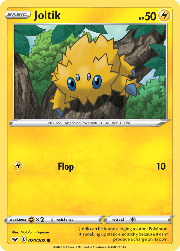 Joltik Sword & Shield card
