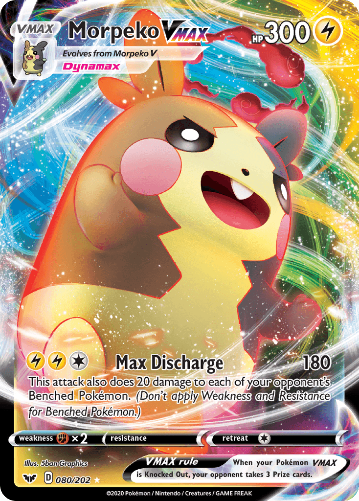 Morpeko VMAX Sword & Shield card